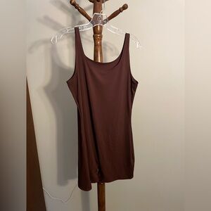 Women's Brown athletic romper